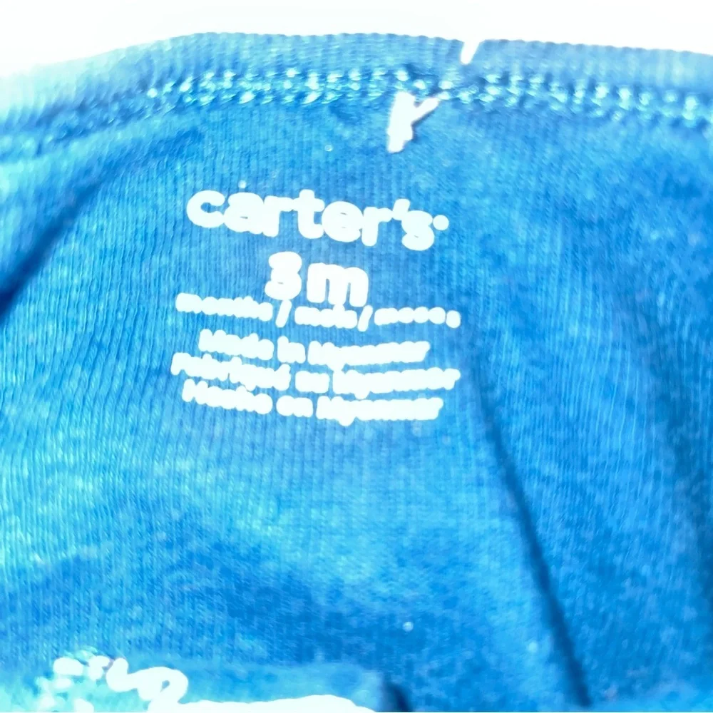 Carter’s Baby Boys Sleep & Play Sleeper 3M Blue Woodland Animal Footie